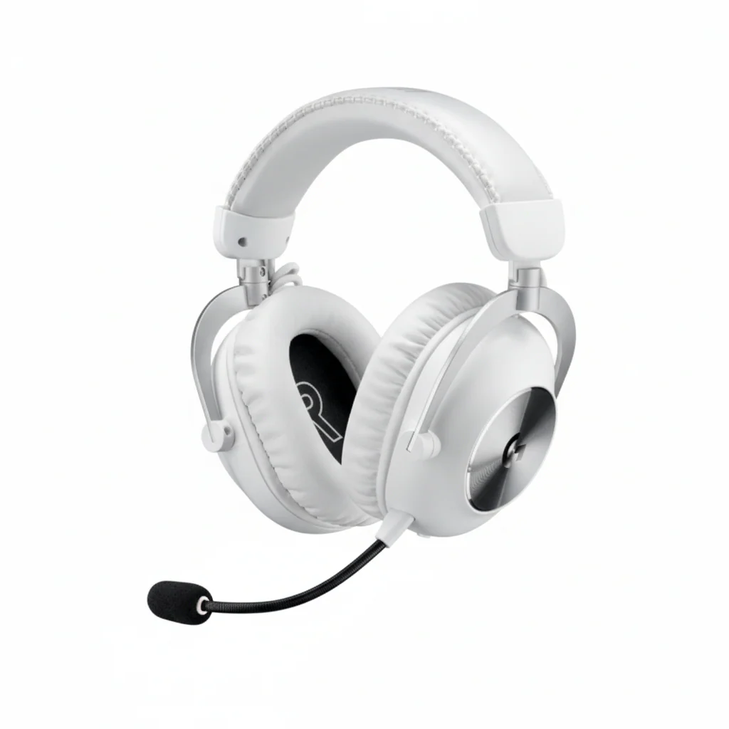 Headset Logitech PRO X 2 Wireless , LIGHTSPEED Wireless and Bluetooth Gaming Headset , White , 981-001269