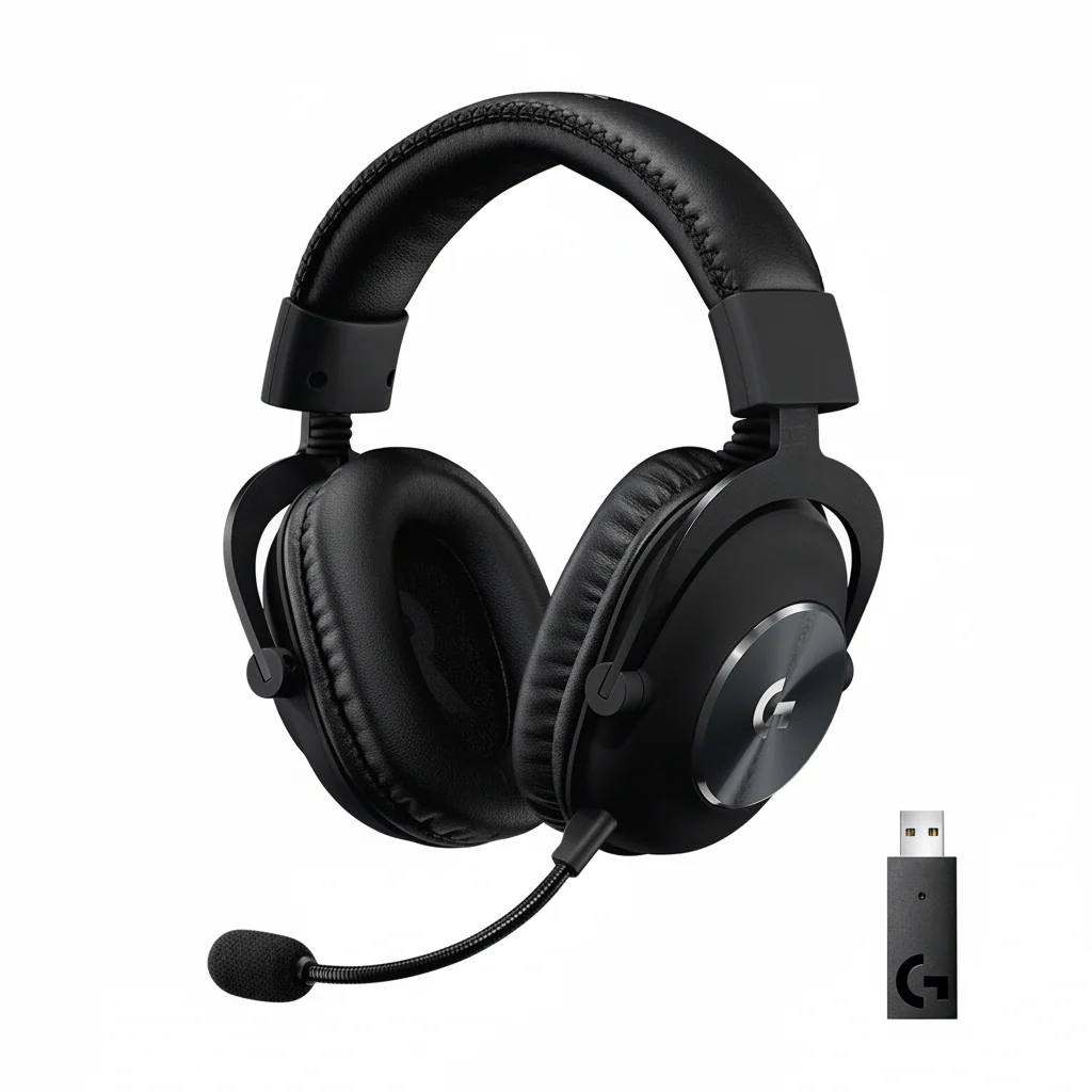 Headset Logitech PRO X , Wireless , Black , 981-000907