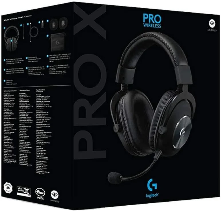 Headset Logitech PRO X , Wireless , Black , 981-000907 - Image 3