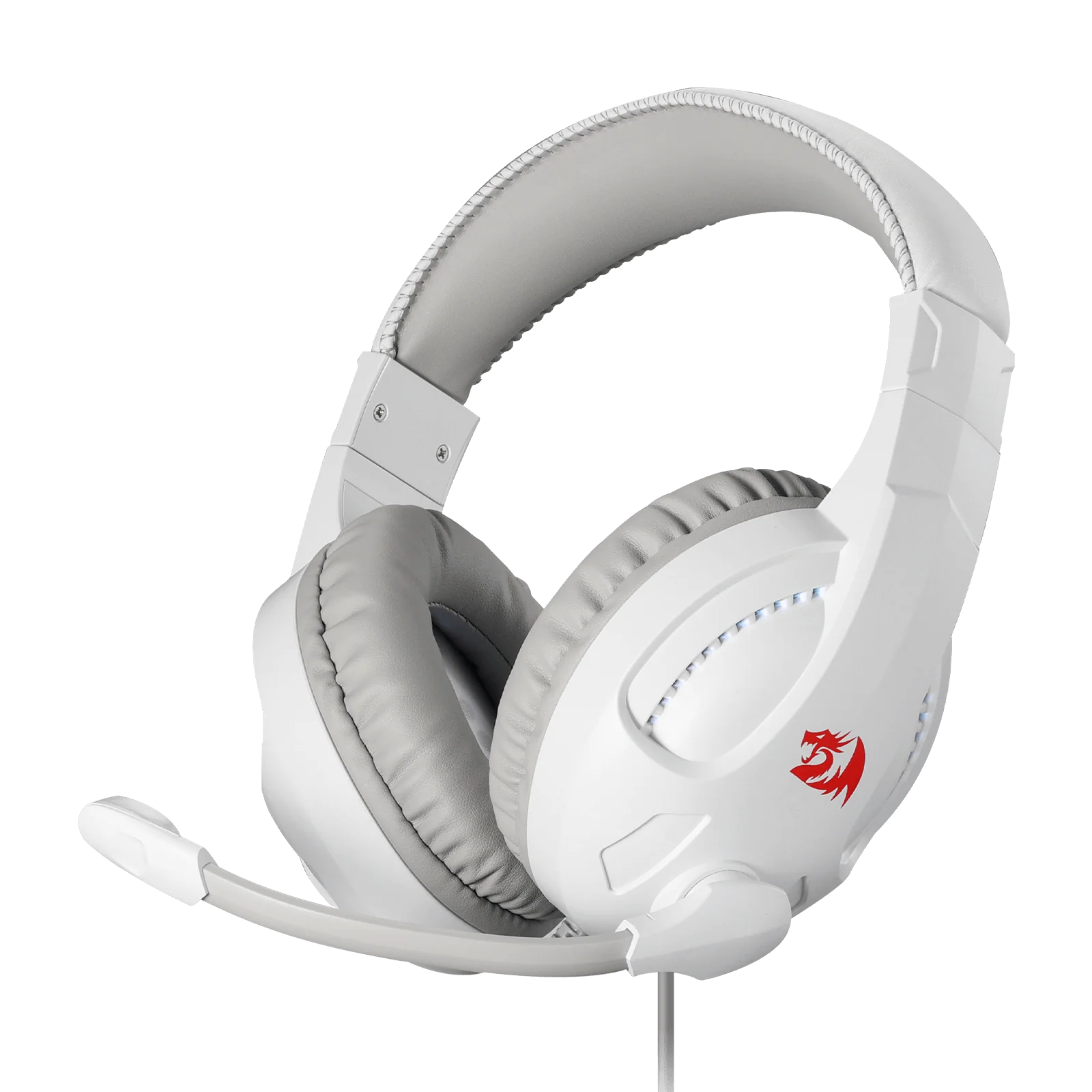 Headset Redragon Cronus H211 , RGB , Wired , Noise-Canceling Microphone , 40mm Drivers , White , H211W-RGB