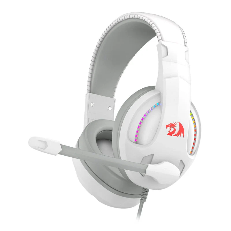 Headset Redragon Cronus H211 , RGB , Wired , Noise-Canceling Microphone , 40mm Drivers , White , H211W-RGB - Image 2