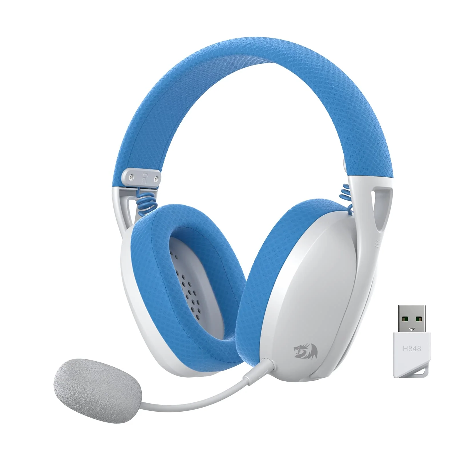 Headset Redragon Ire Pro H848 Wireless Blue - Image 2