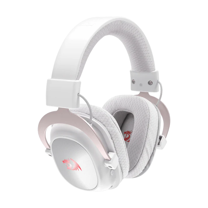 Headset Redragon Zeus H510 PRO Wireless , Gaming headset with 7.1 surround sound , Noise canceling microphone , up to 3 hours on battery , Wireless/Bluetooth/Wired , White - Image 2
