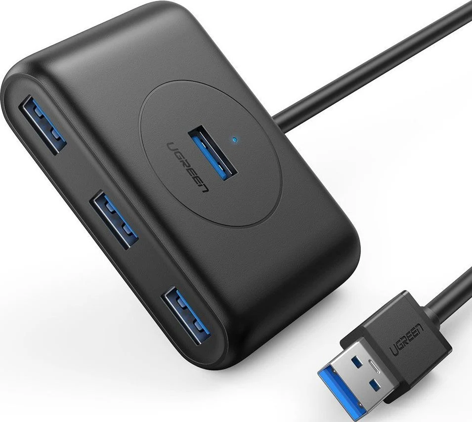 HUB Ugreen USB-A 3.0 to 4x USB-A 3.0 , 1m , Black , 20290 - Image 2