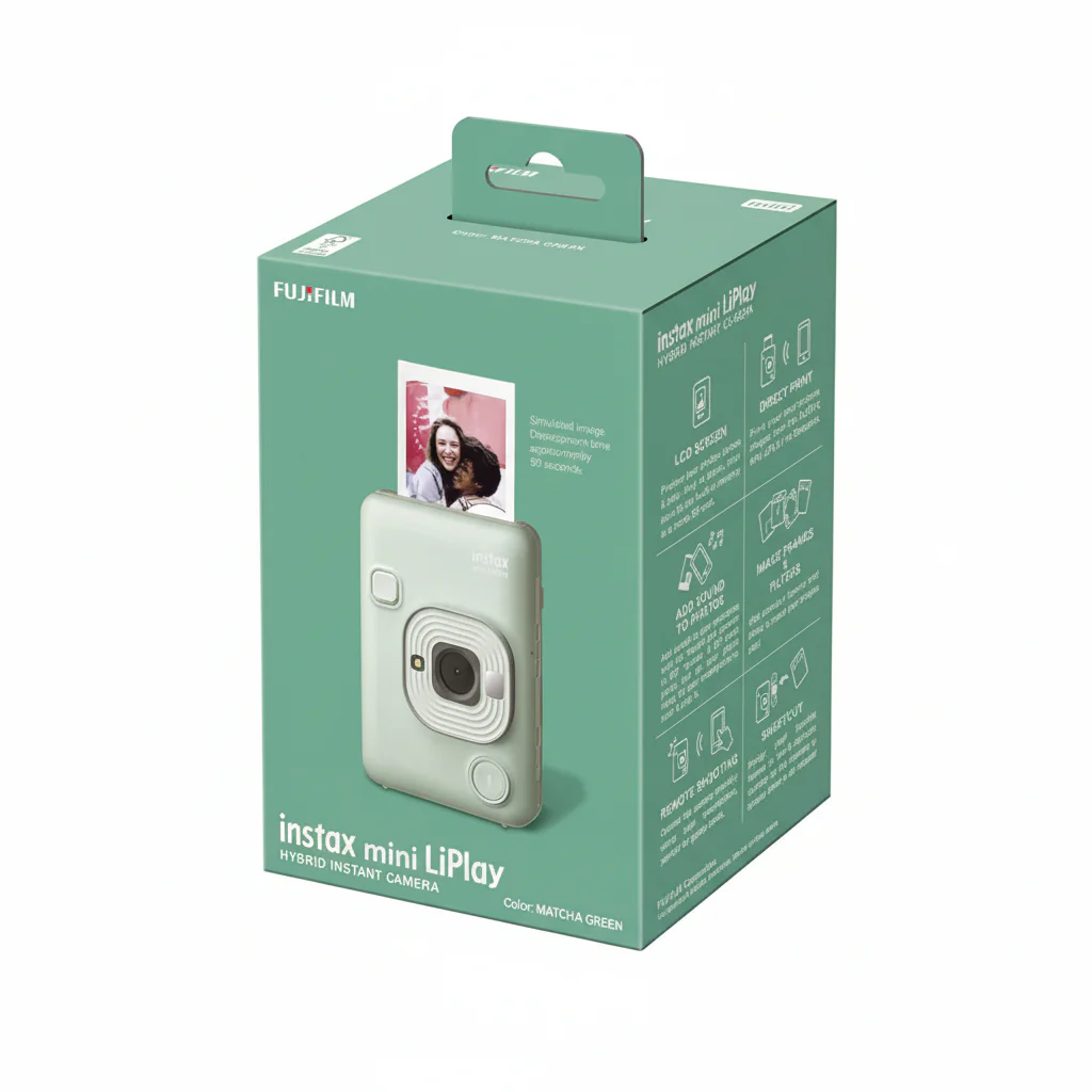 Hybrid Camera Instax Mini Liplay Matcha Green