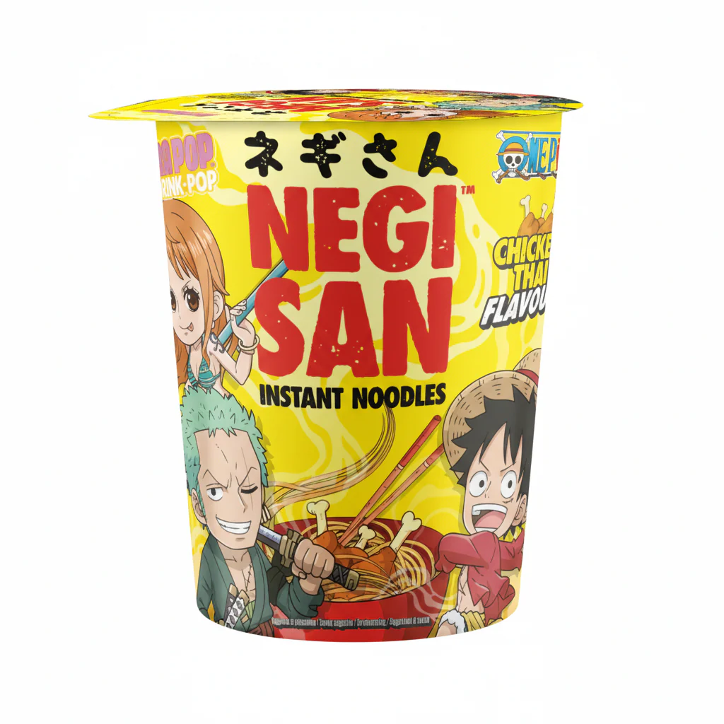 Instant Noodles Negisan Chicken Teriyaki One Piece Luffy/Zoro/Nami