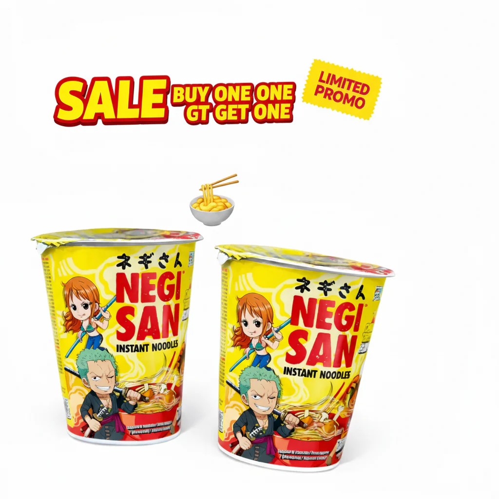 Instant Noodles Negisan Promo 1+1