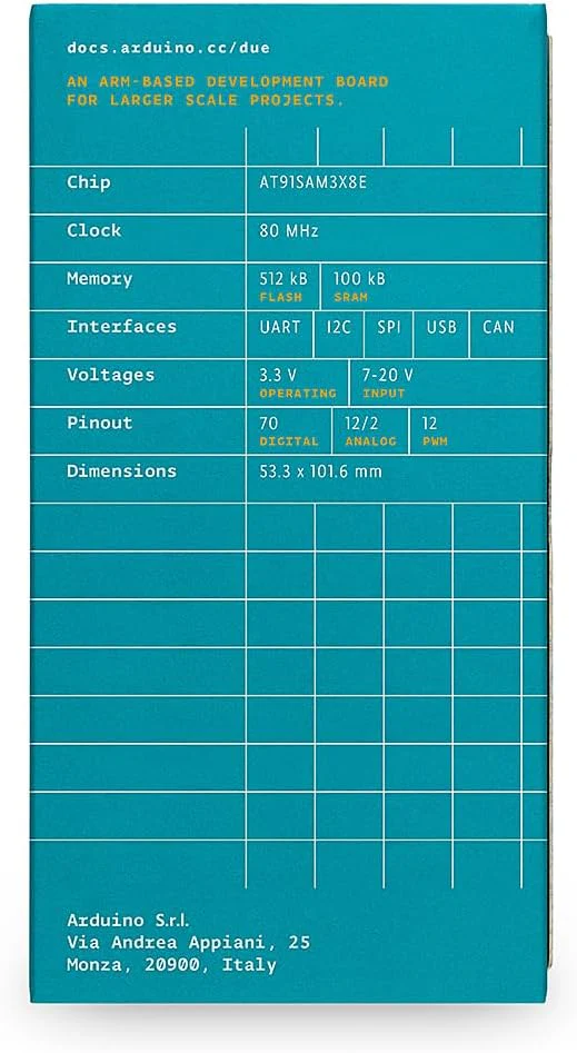 IoT ARDUINO Board Due without headers , A000056 - Image 5