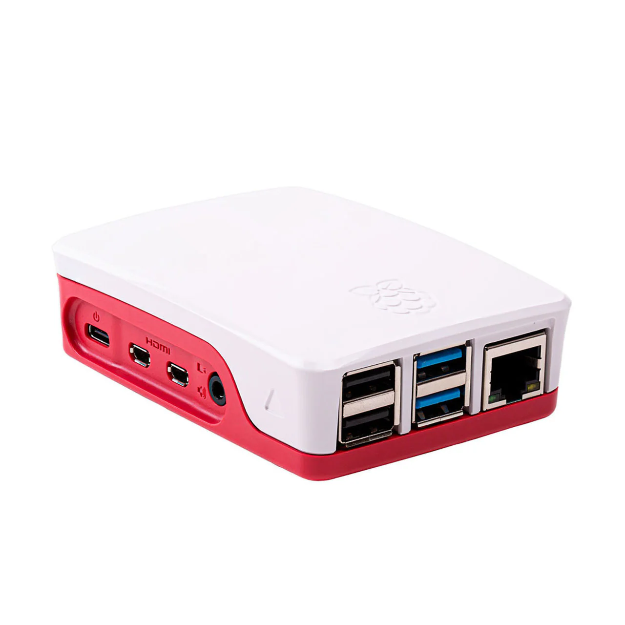 IoT Original case for 4B Raspberry , white/red