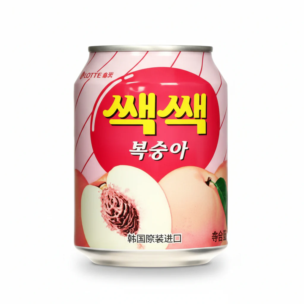 Juice Lotte Sac Sac Peach 238ml
