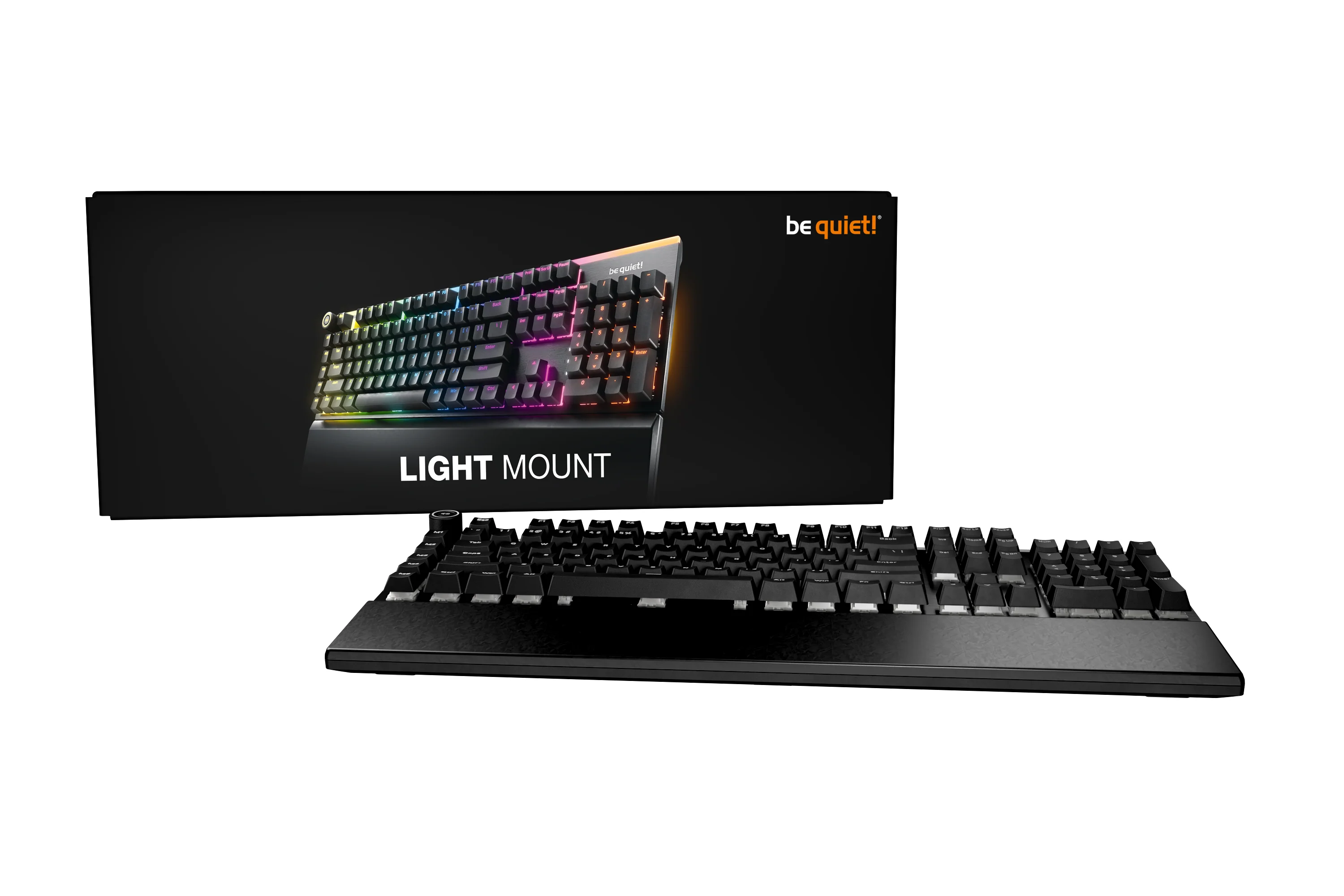 Keyboard be quiet! Light Mount Silent Linear , Mechanical 1000Hz , RGB , QWERTY US , Black , BT003US - Image 7