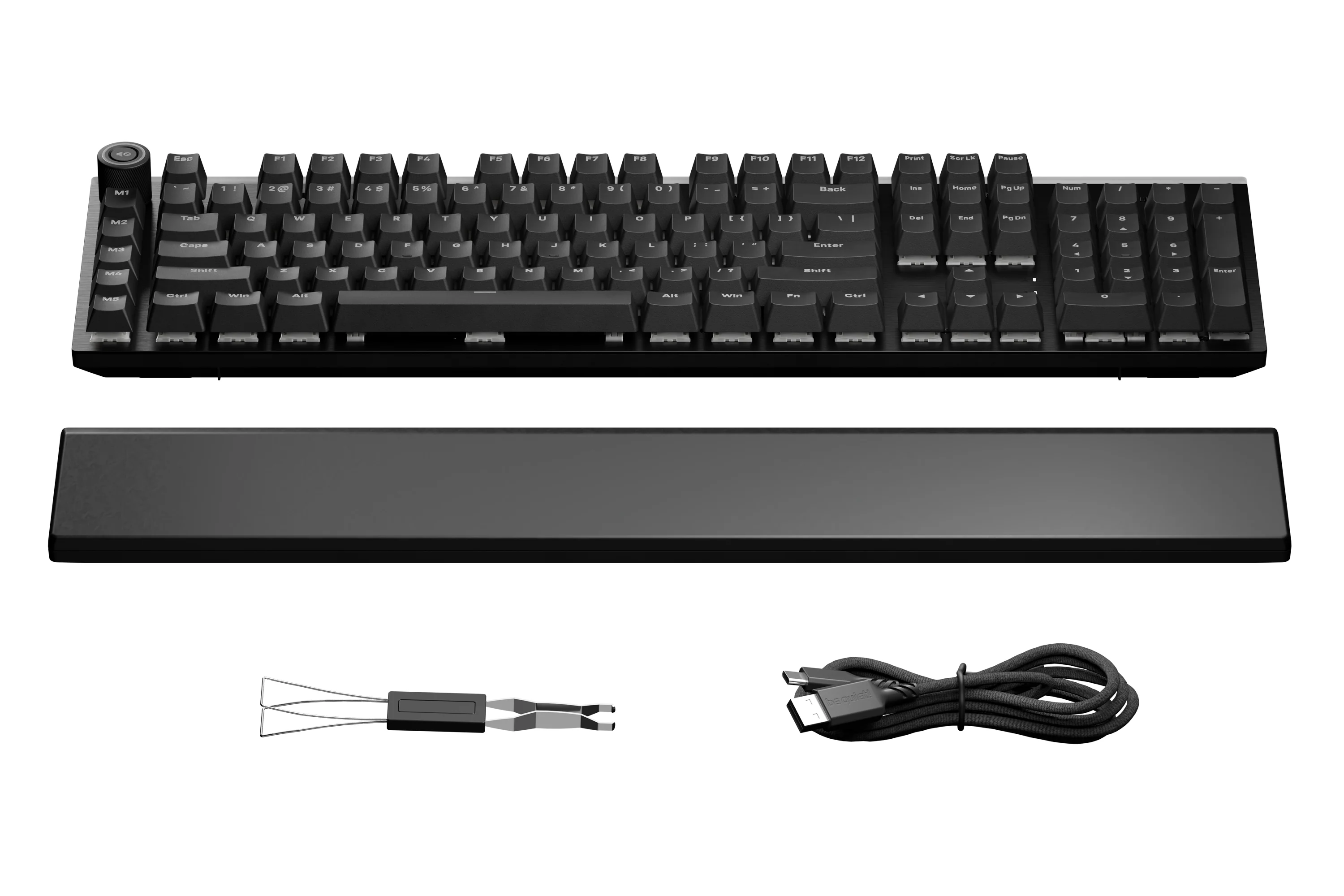 Keyboard be quiet! Light Mount Silent Linear , Mechanical 1000Hz , RGB , QWERTY US , Black , BT003US - Image 8