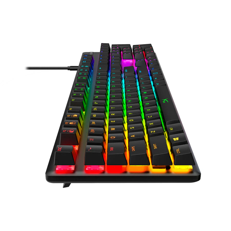 Keyboard HyperX Alloy Origins , RGB and 5 brightness levels , Mechanical Gaming HX Aqua Keys Tactile , 100% anti-ghosting , US Layout , Black , 4P5N9AA - Image 4