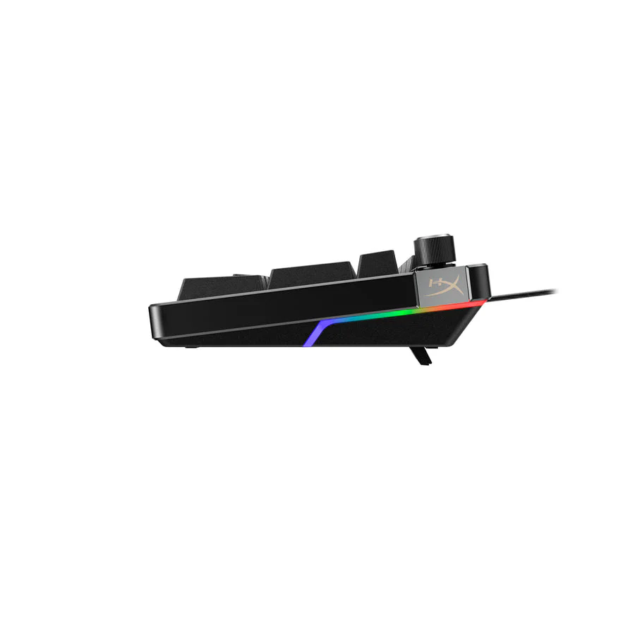 Keyboard HyperX Alloy Rise , RGB and 5 brightness levels , Mechanical Gaming HX Red Keys Linear , 100% anti-ghosting , Detachable USB-C Cable , US Layout , Black , 7G7A3AA - Image 4
