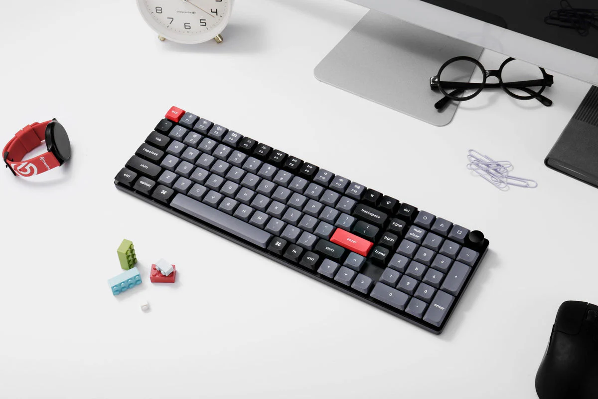 Keyboard Keychron K17 PRO , QMK/VIA Online Customization , Wireless + Bluetooth , Mechanical Keyboard with Red Switch , US Layout , K17P-H1 - Image 3