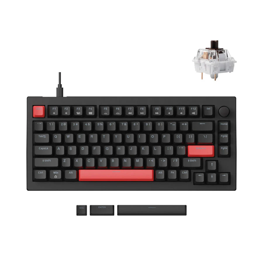 Keyboard Keychron Lemokey X4 , Mechanical , Wired , Brown Switch 75% US , X4-A3