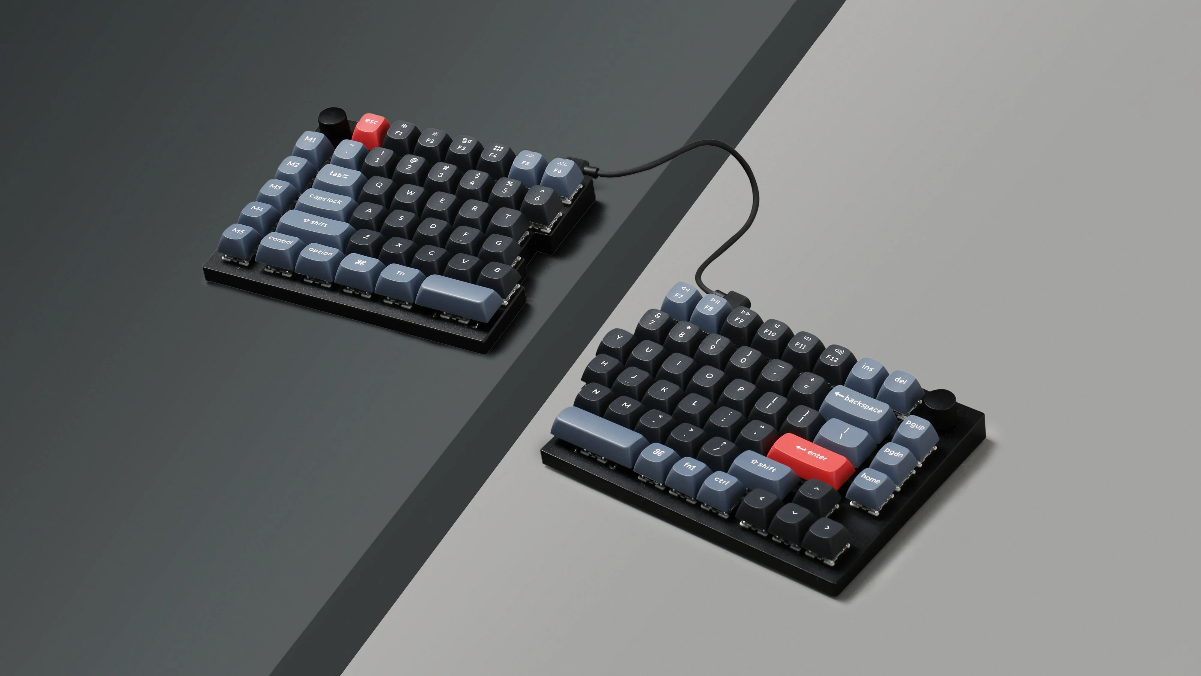 Keyboard Keychron Q11 Q11-M1 , QMK Custom Mechanical Keyboard , Red Switch , 75% , US Layout , Black , Q11-M1 - Image 2