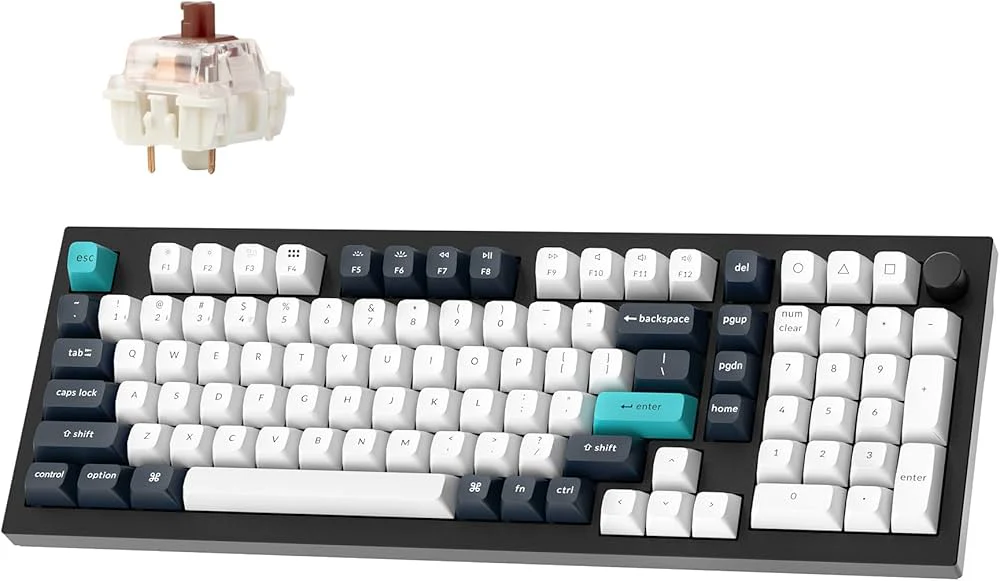 Keyboard Keychron Q5 MAX , QMK/VIA Online Customization , Wireless + Bluetooth , Mechanical Keyboard with Brown Switch , US Layout , Q5M-M3 - Image 2
