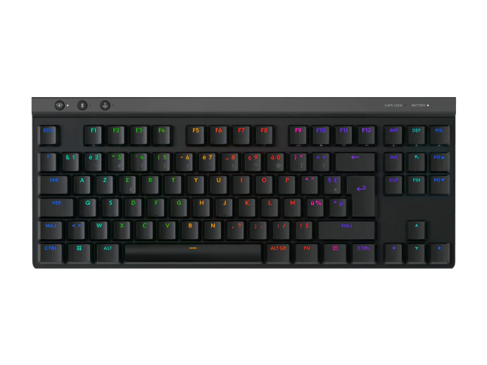 Keyboard Logitech G515 TKL , LIGHTSYNC RGB , LIGHTSPEED Wireless or Bluetooth or USB wired connection , Mechanical Switches Tactile , US Layout , Black , 920-012539