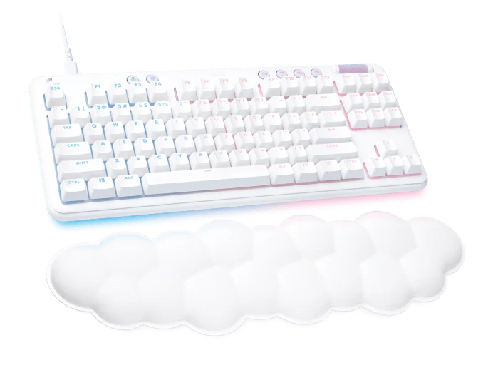 Keyboard Logitech G713 TKL , LIGHTSYNC RGB , GX Mechanical Switches , US Layout , White , 920-010422 - Image 2