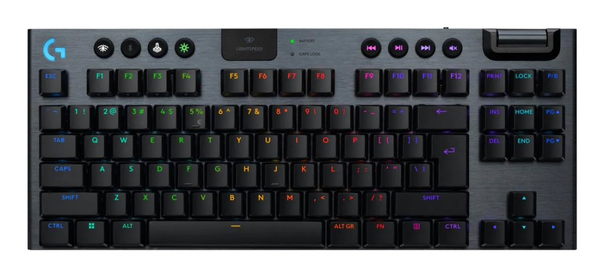 Keyboard Logitech G915 TKL Lightspeed Wireless , Low Profile Mechanical Clicky US QWERTY 920-012757