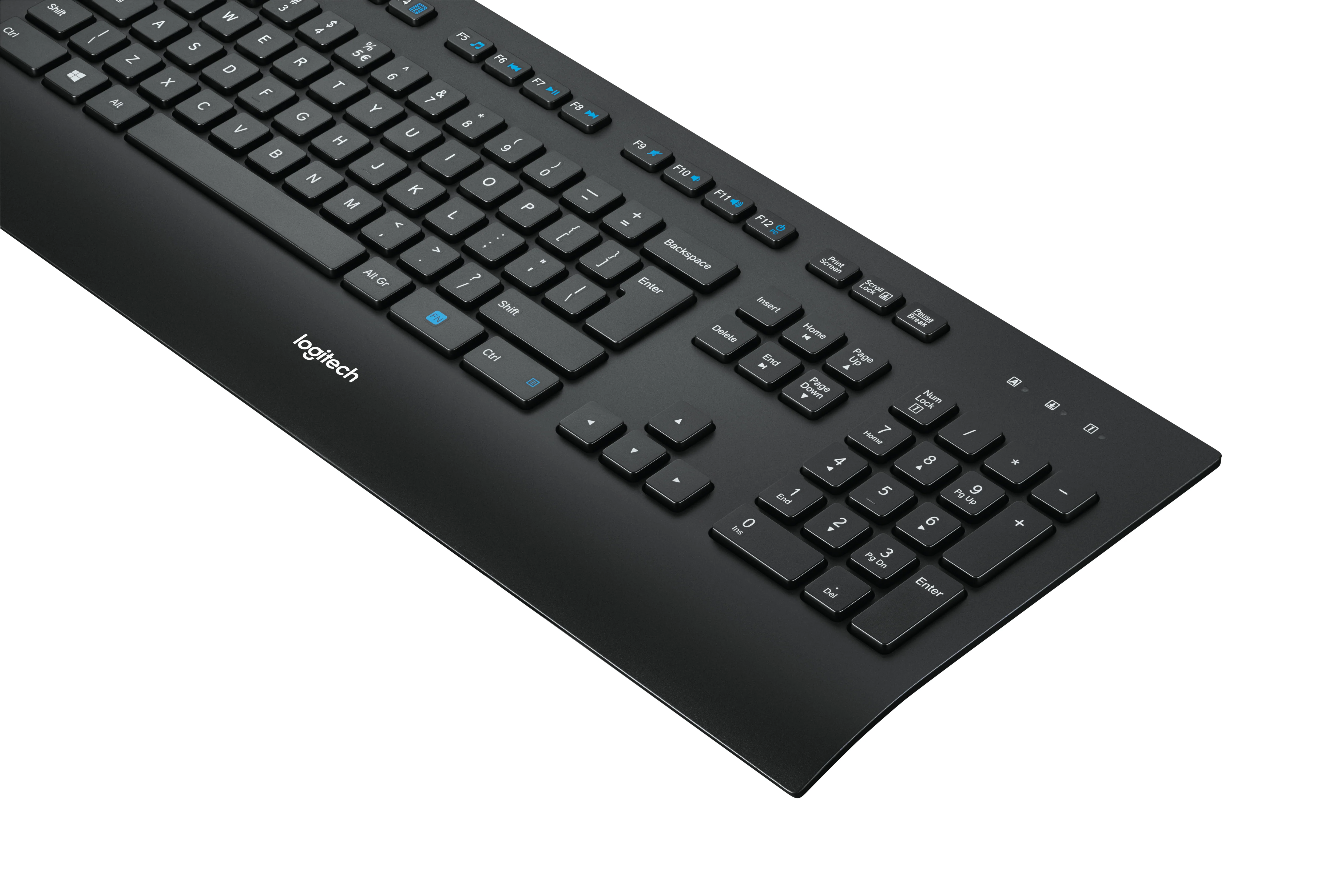 Keyboard Logitech K280E , Business , comfortable palm rest , QWERTY US Layout , Cable 2m with USB-A , 920-005217 - Image 3