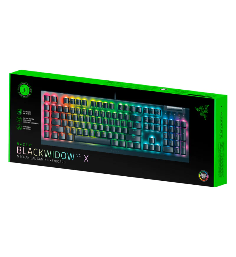 Keyboard Razer BlackWidow V4 X , Chroma RGB , Yellow Linear Switches , RZ03-04701800-R3M1 - Image 3