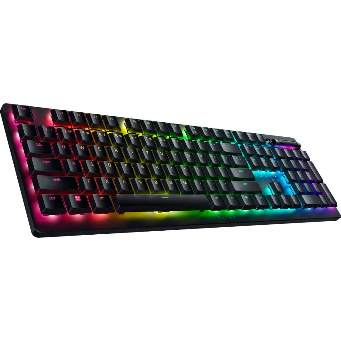Keyboard Razer DEATHSTALKER V2 PRO , Wireless/Bluetooth , Low Profile , Chroma RGB , Clicky Optical Switches , US Layout , Up to 40 hours Battery , Black , RZ03-04361800-R3M1 - Image 3