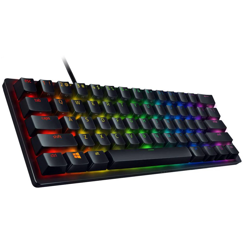 Keyboard Razer Huntsman Mini US 60% Form Factor Red Switch Chroma RGB Black RZ03-03390200-R3M1 - Image 2