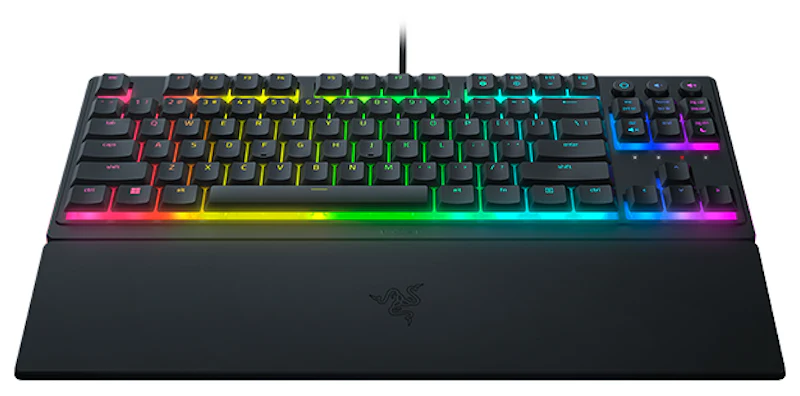 Keyboard Razer Ornata V3 Tenkeyless , Mecha Membrane , Low Profile , Wrist Rest , Black , RZ03-04880100-R3M1 - Image 2