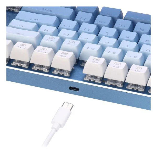 Keyboard Redragon Devarajas K556 RGB , Mechanical , Red Switches , Blue , K556GWB-RGB - Image 2
