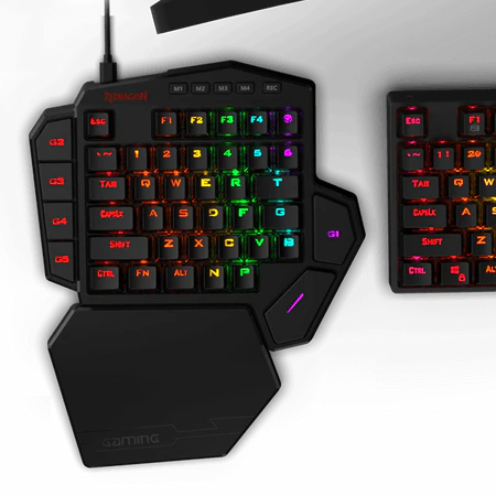 Keyboard Redragon Diti K585 RGB , Mechanical , Red Switches , Black , K585RGB - Image 3
