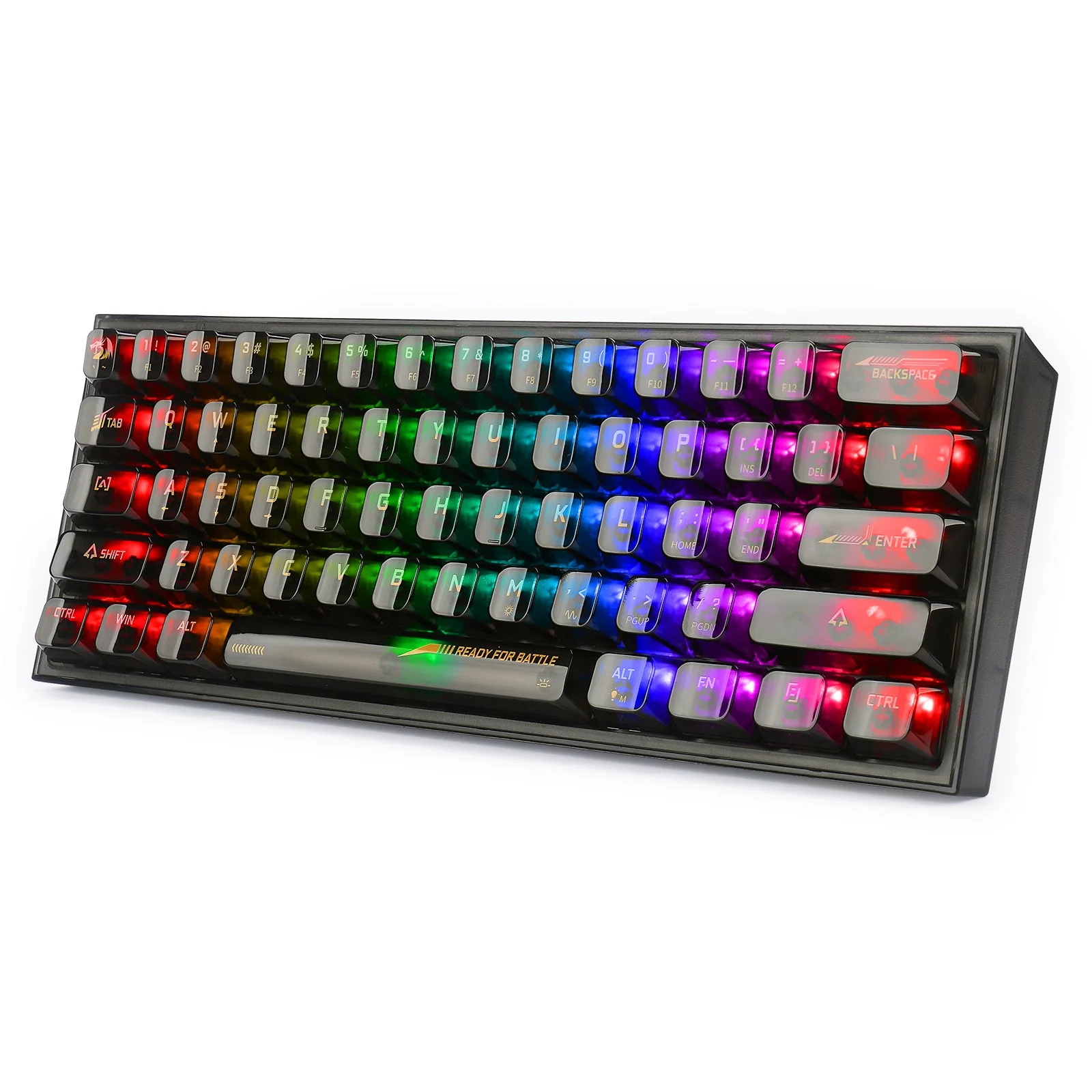 Keyboard Redragon Fizz K617 RGB Mechanical , 60% keys , Wired , Black , K617CTB-RGB - Image 2