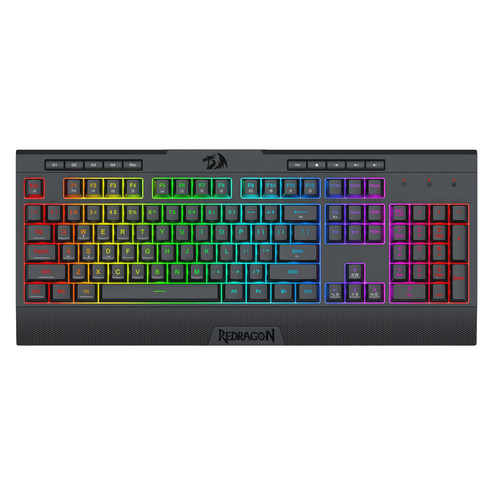 Keyboard Redragon K525 , Wired USB-A , Black , K525-RGB