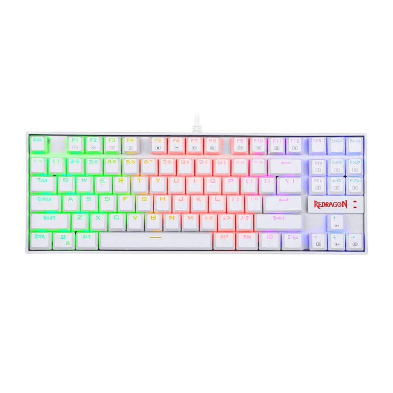 Keyboard Redragon Kumara K552 RGB Mechanical , Red Switches , White , K552-RGB RS