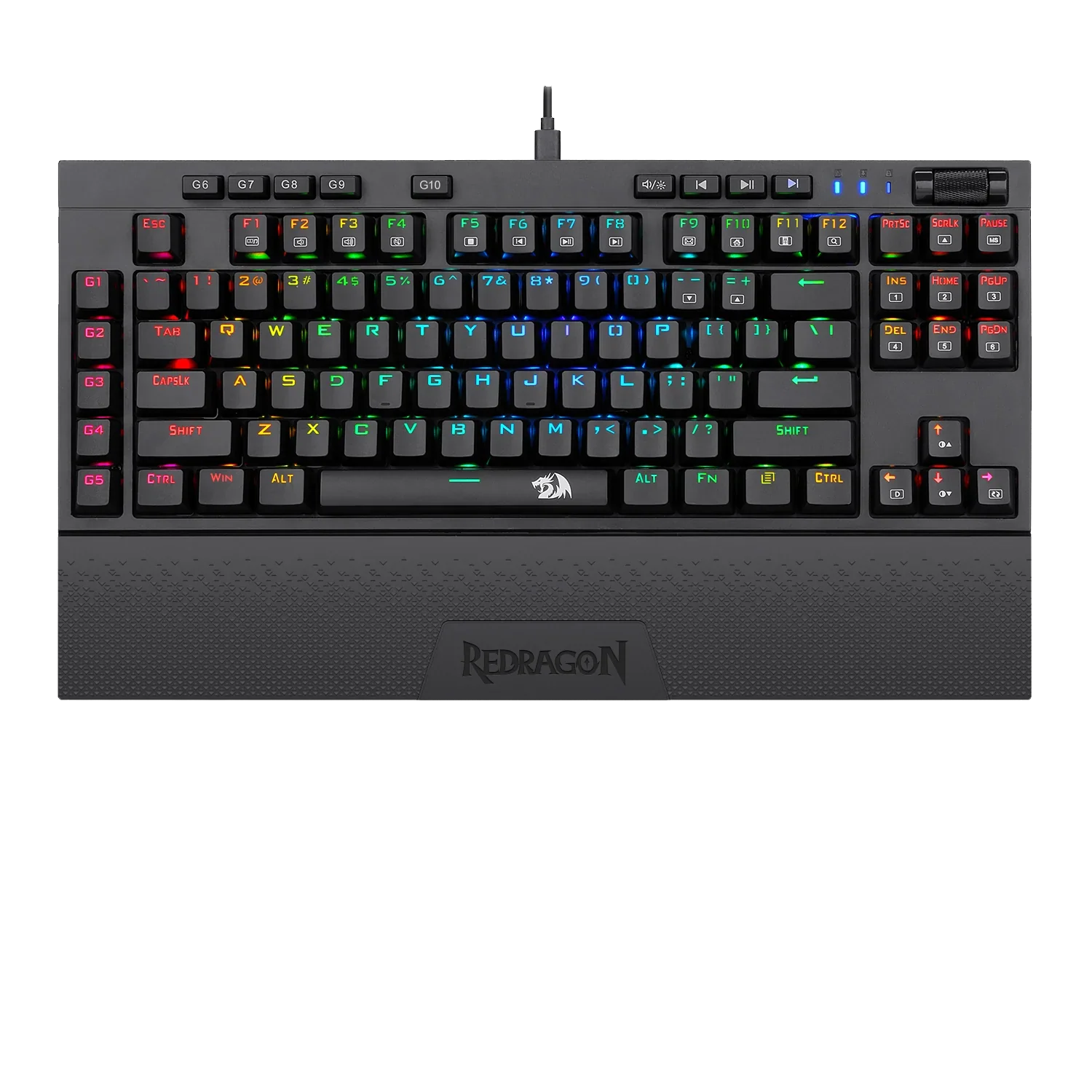 Keyboard Redragon Vishnu Pro K596-RGB Pro Wired & 2.4G & BT Red Switch