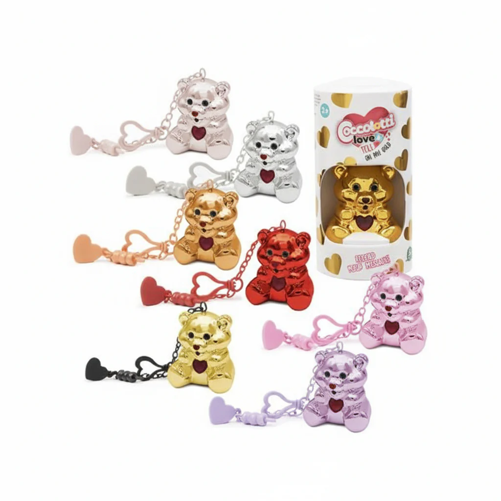 Keychain Coccolotti Love & Tell Oh My Gold