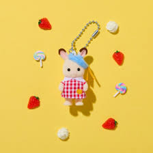 Keychain Sylvanian Families Nursery Chocolate Rabbit Baby - Image 2