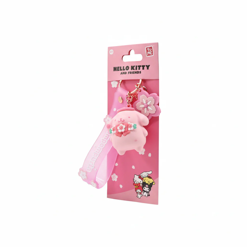Keychain YuMe Hello Kitty & Friends POMPOMPURIN