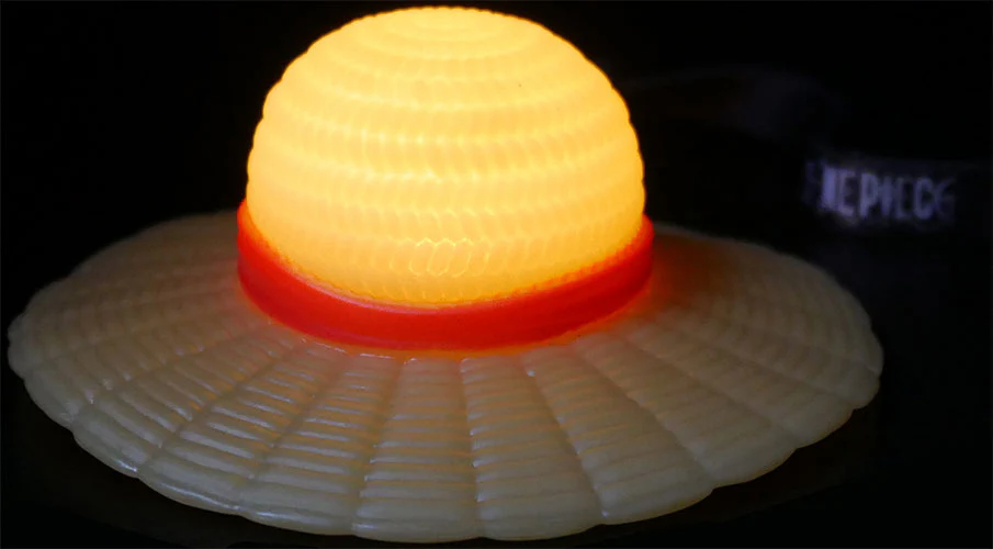 LED Lamp One Piece Straw Hat - Image 2