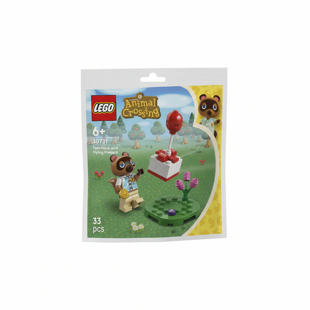 Lego Animal Crossing Tom Nook & Flying Present 30731
