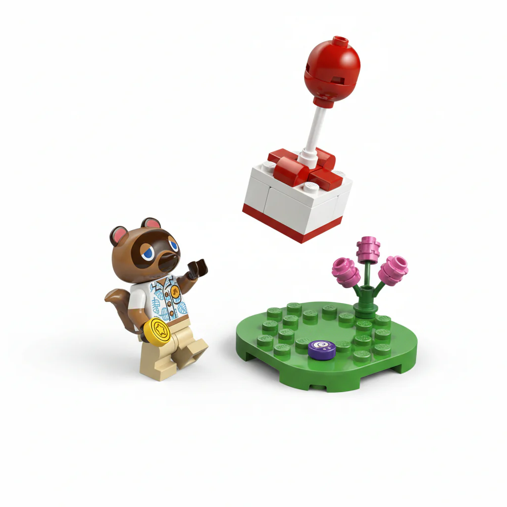 Lego Animal Crossing Tom Nook & Flying Present 30731 - Image 2