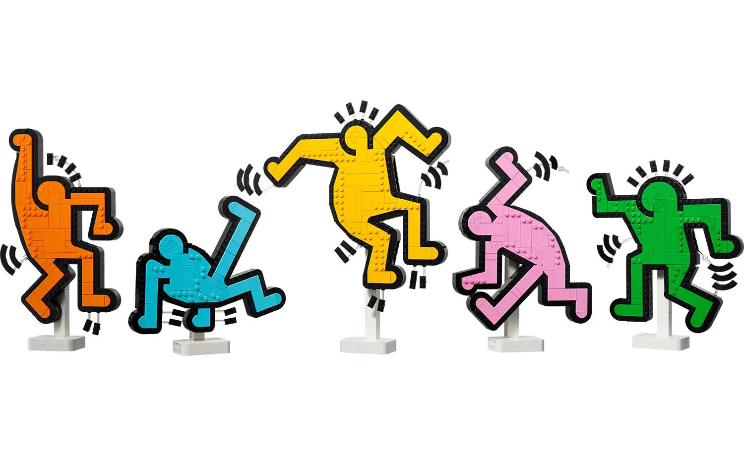 Lego Art Keith Haring Dancing Figures 31216 - Image 2