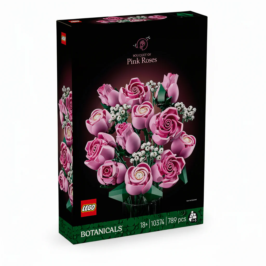 Lego Botanicals Bouquet Of Pink Roses 10374