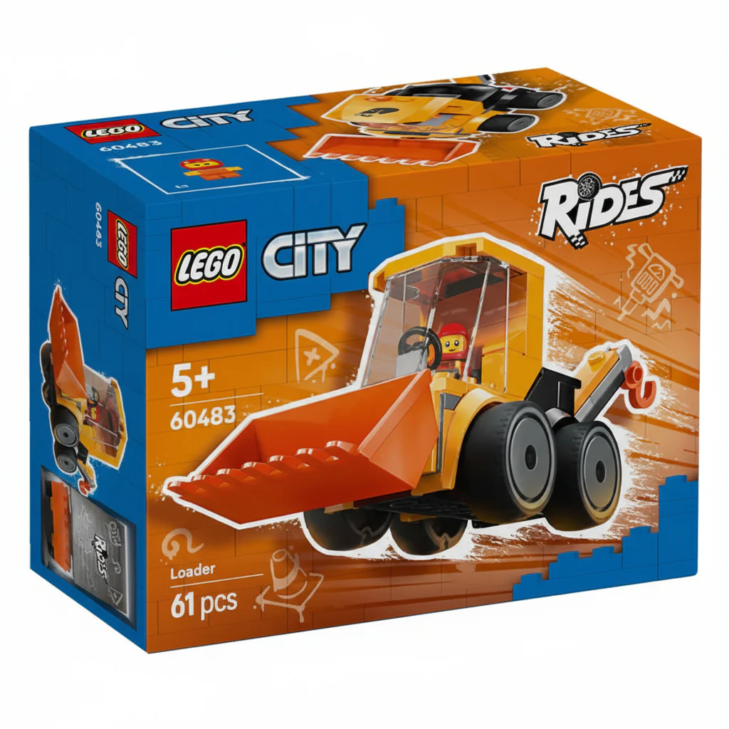 Lego City Brick Rides Construction Loader 60483