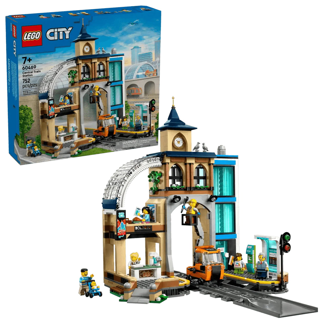 Lego City Central Train Station 60469 - Image 2