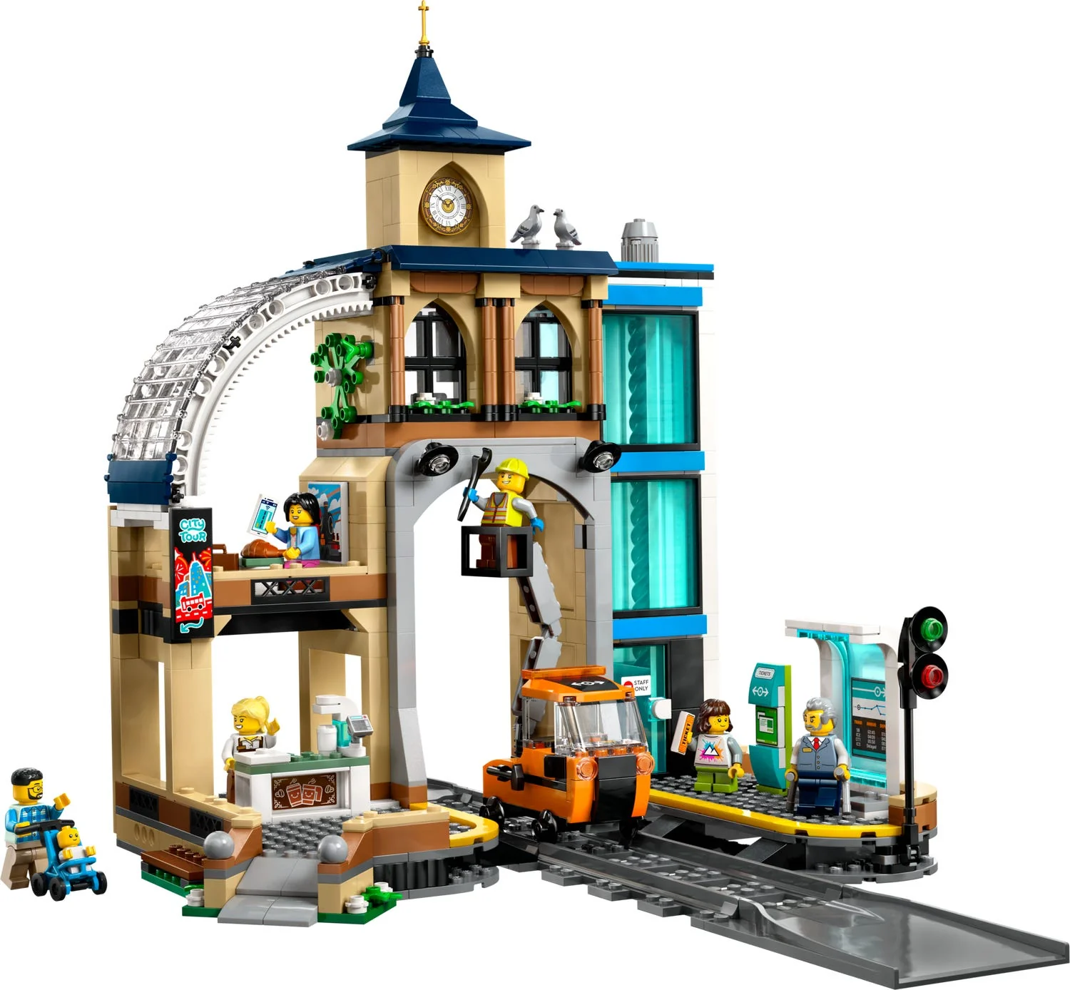 Lego City Central Train Station 60469 - Image 3