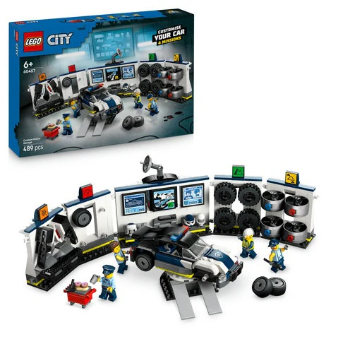 Lego City Custom Police Car Garage 60457 - Image 3