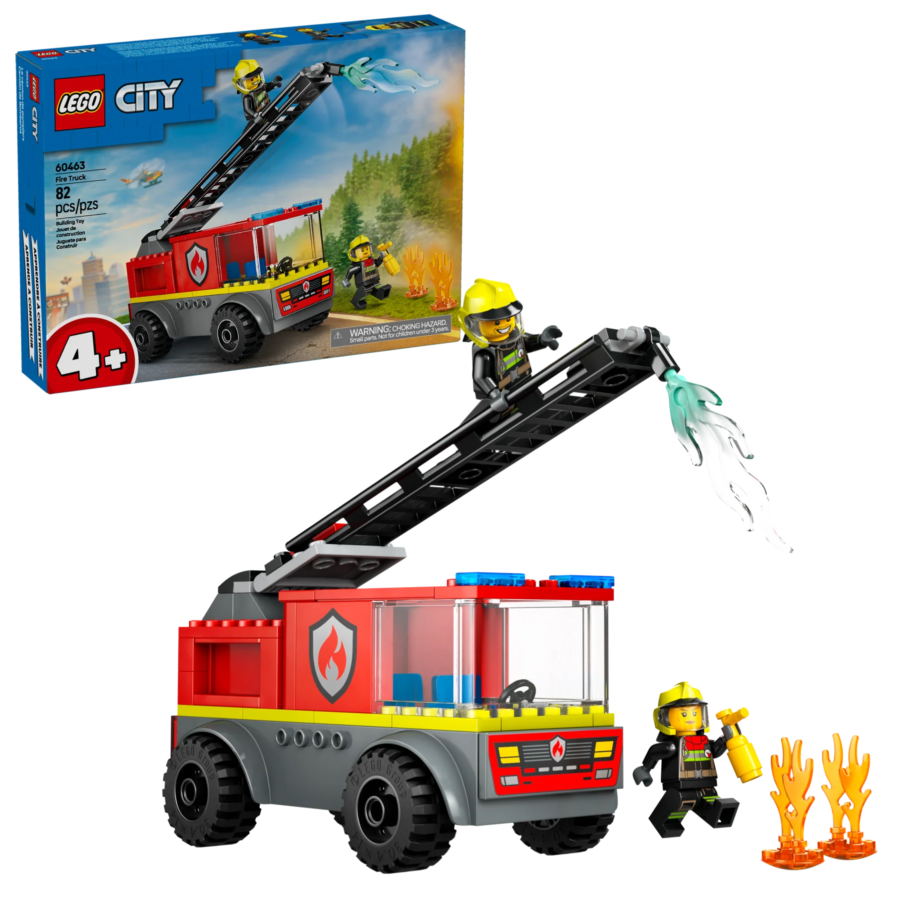 Lego City Fire Ladder Truck 60463 - Image 2