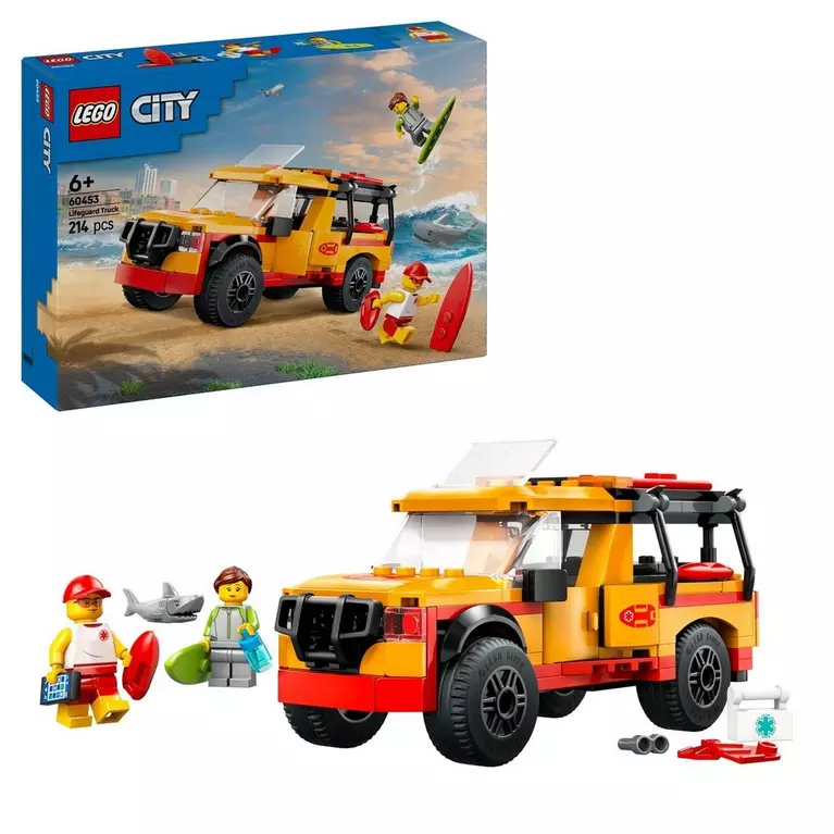 Lego City Lifeguard Beach Rescue Truck 60453 - Image 3